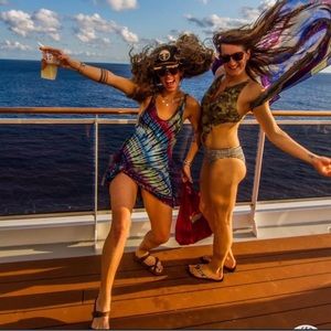 Asymmetrical Hand Dyed Summer Dress